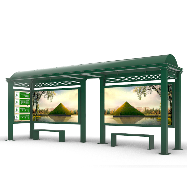 厂家城市乡镇公交站台公交候车亭候车厅智能电子站牌量大从优