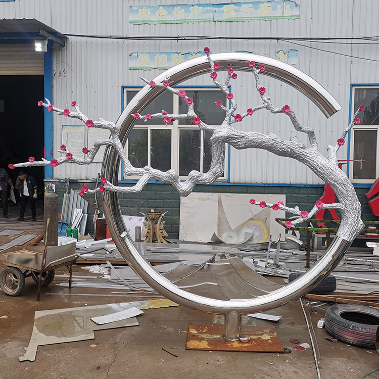 不锈钢广场雕塑