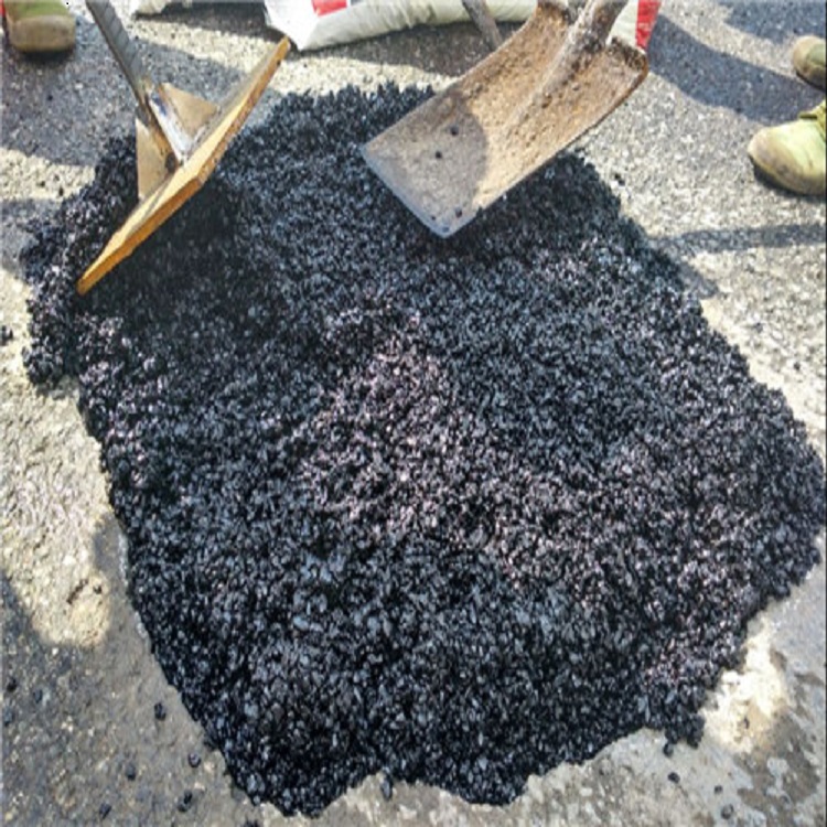 石子沥青混合冷补料-柏油路坑槽修补材料
