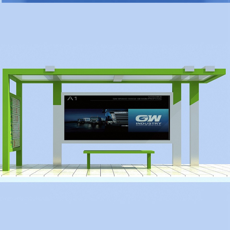 不锈钢公交候车亭