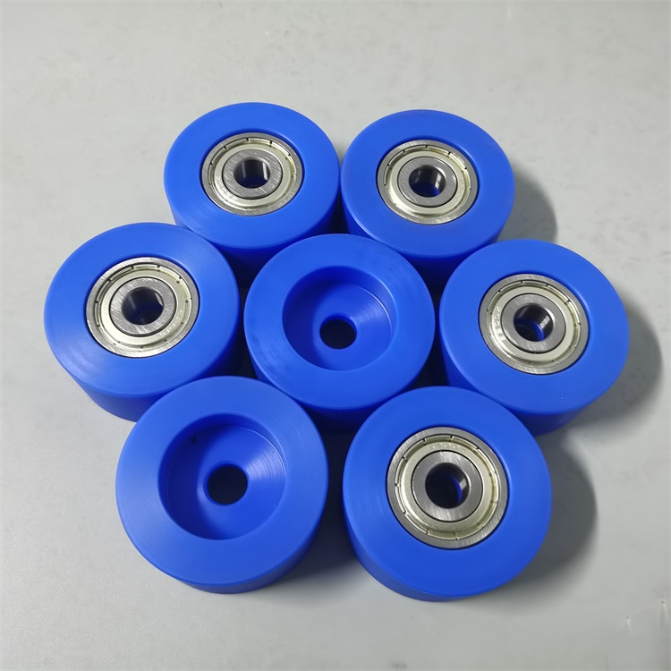 耐磨轴承尼龙轮 轨道滑轮 尼龙包胶轮 承重尼龙磨轮