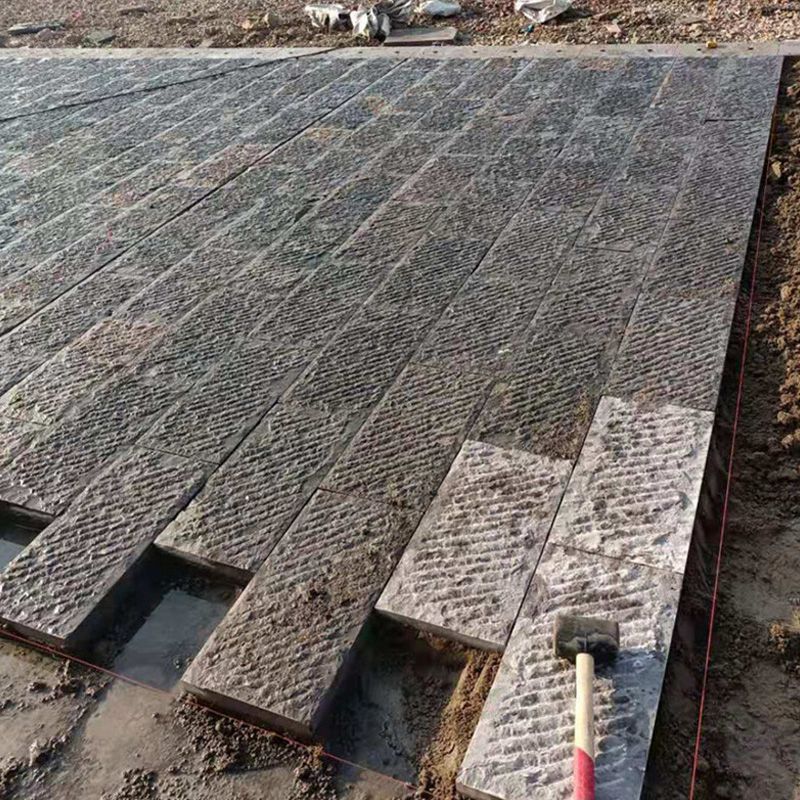 Greenstone paving surface