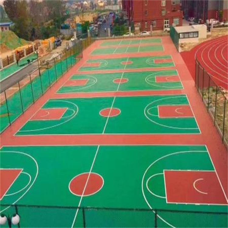 Silicone PU Basketball Court