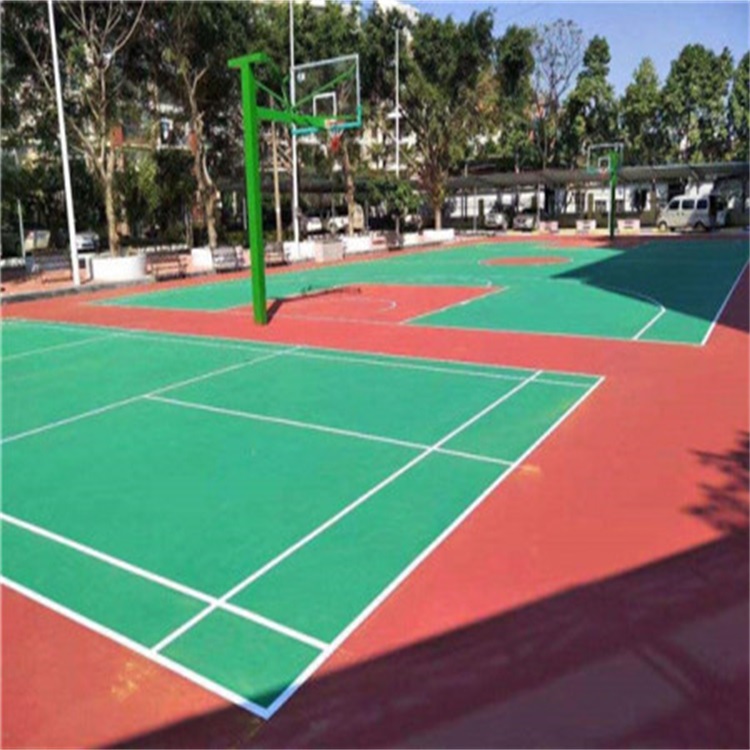 Silicone PU basketball court