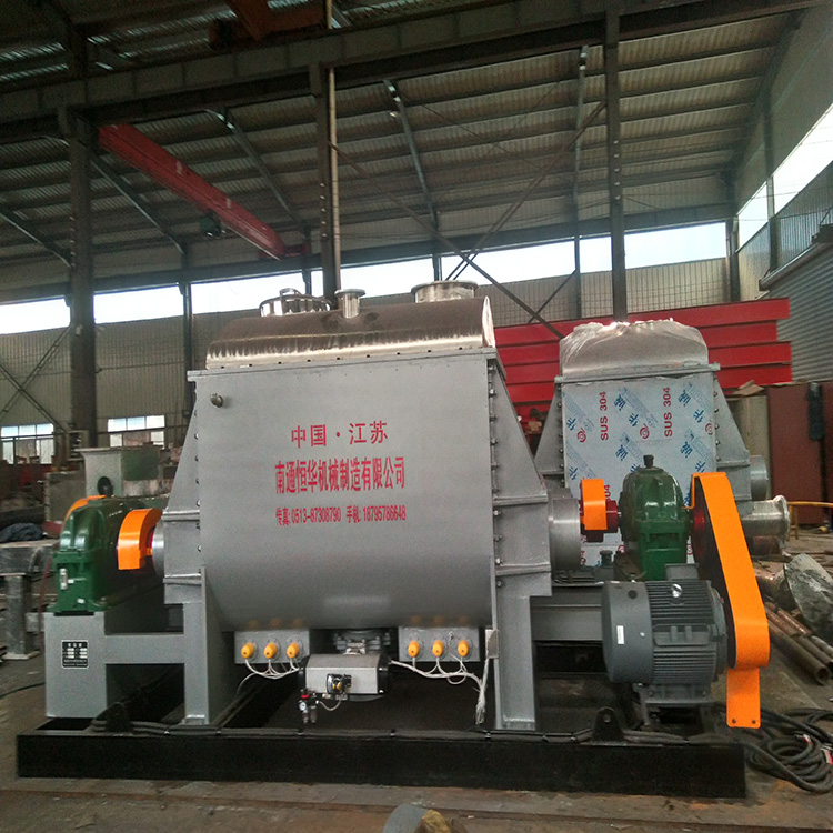 3000L气动球阀出料捏合机