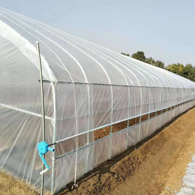 Thin film connected greenhouse pipe