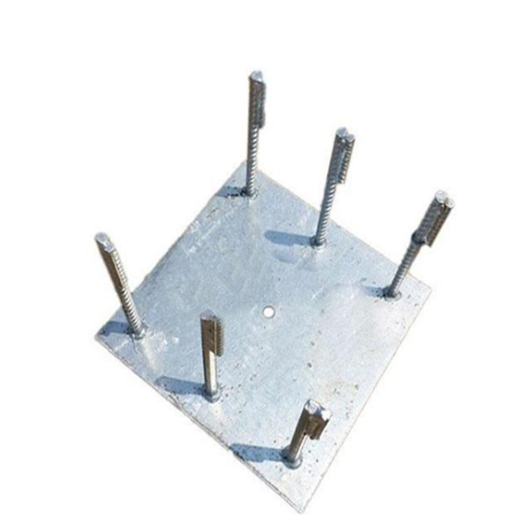 建筑钢材预埋件 热镀锌焊接连接件 预埋地脚螺栓