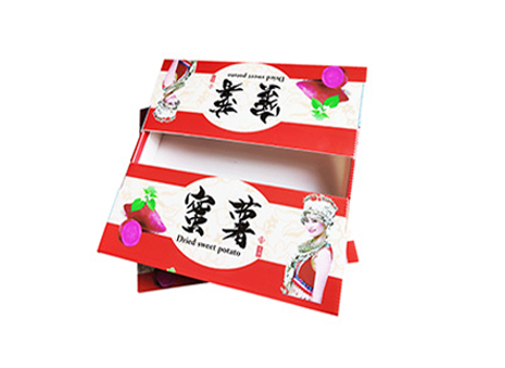 干果防潮透气水果运输箱粉葛箱包装