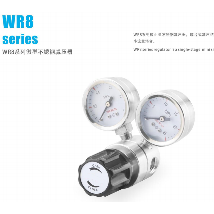 WR8系列微型不锈钢减压器