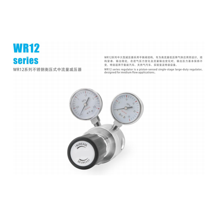 WR12系列不锈钢衡压式中流量减压器