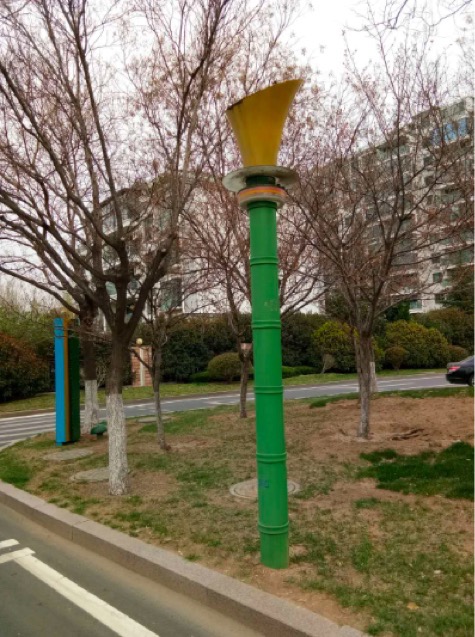 东海牵牛花庭院景观灯工程