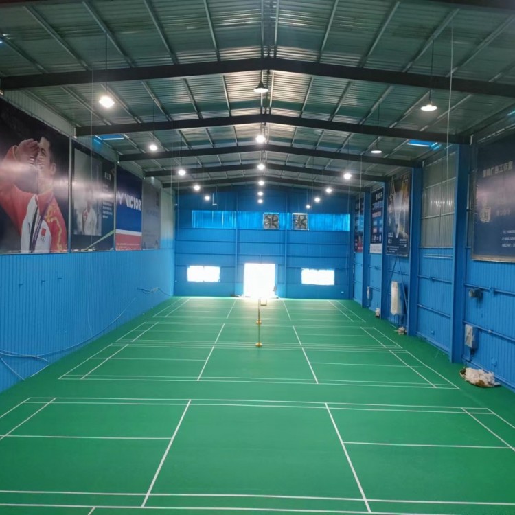 陕西羽毛球场PVC运动地板案例分享