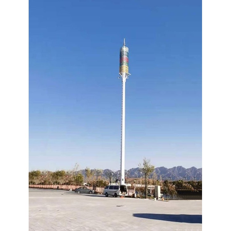 单管塔角钢通信塔 独管塔 移动电信通讯塔 35米单管塔