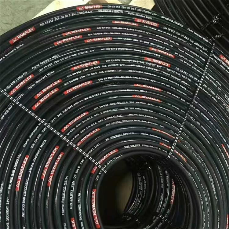 威瓦利EN853胶管 进口胶管 装载机进油胶管 高脉冲胶管