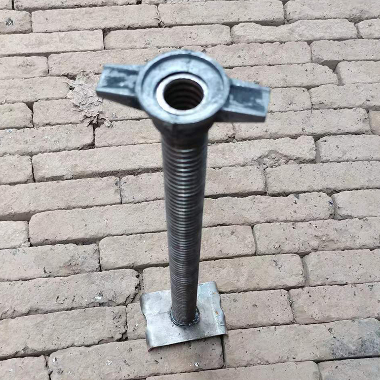 Adjustable hollow ceiling support for construction