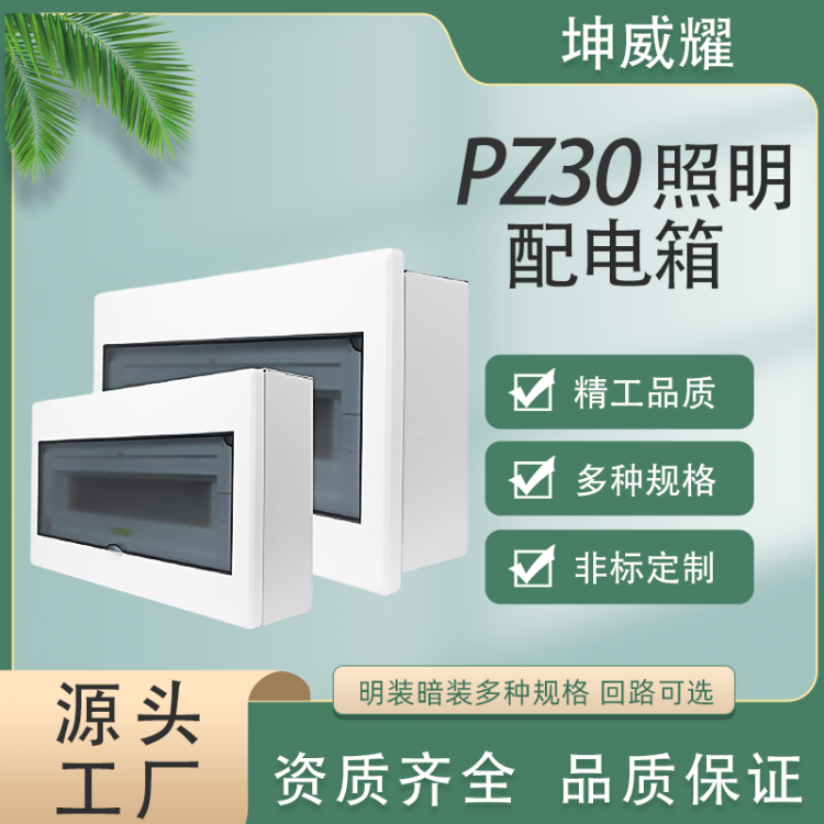 PZ30配电箱 家用室内照明回路箱 非标开关盒户内箱定制