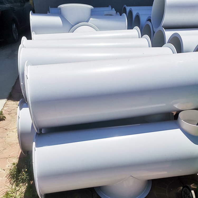 环保pp实验室通风管道化工废气通风塑料耐酸耐腐圆型风管