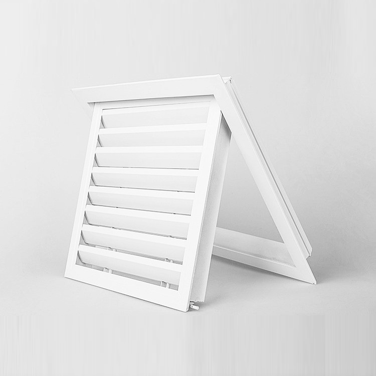 铝合金风口中央空调末端单双层可调风口室外防雨百叶风口检修口