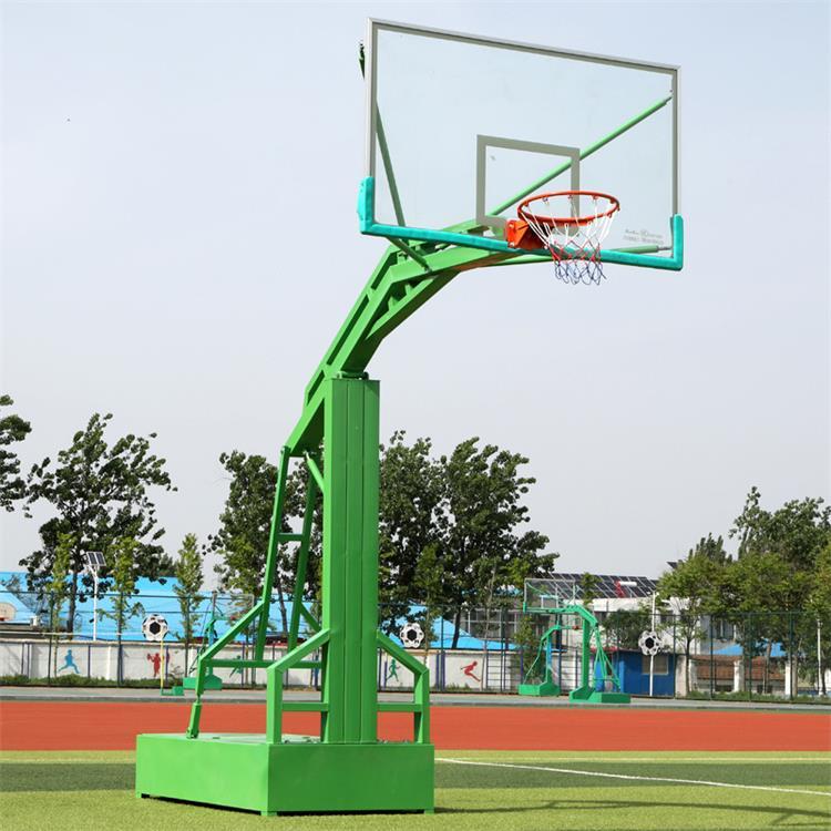 电动液压篮球架 室外移动折叠升降标准比赛篮球场广场