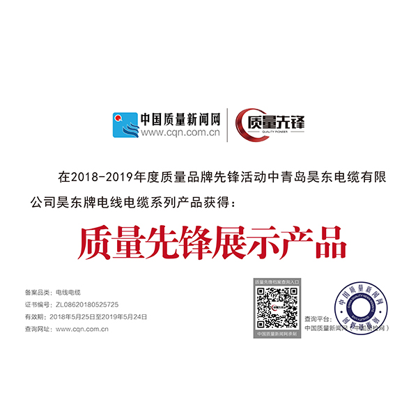 质量先锋展示产品