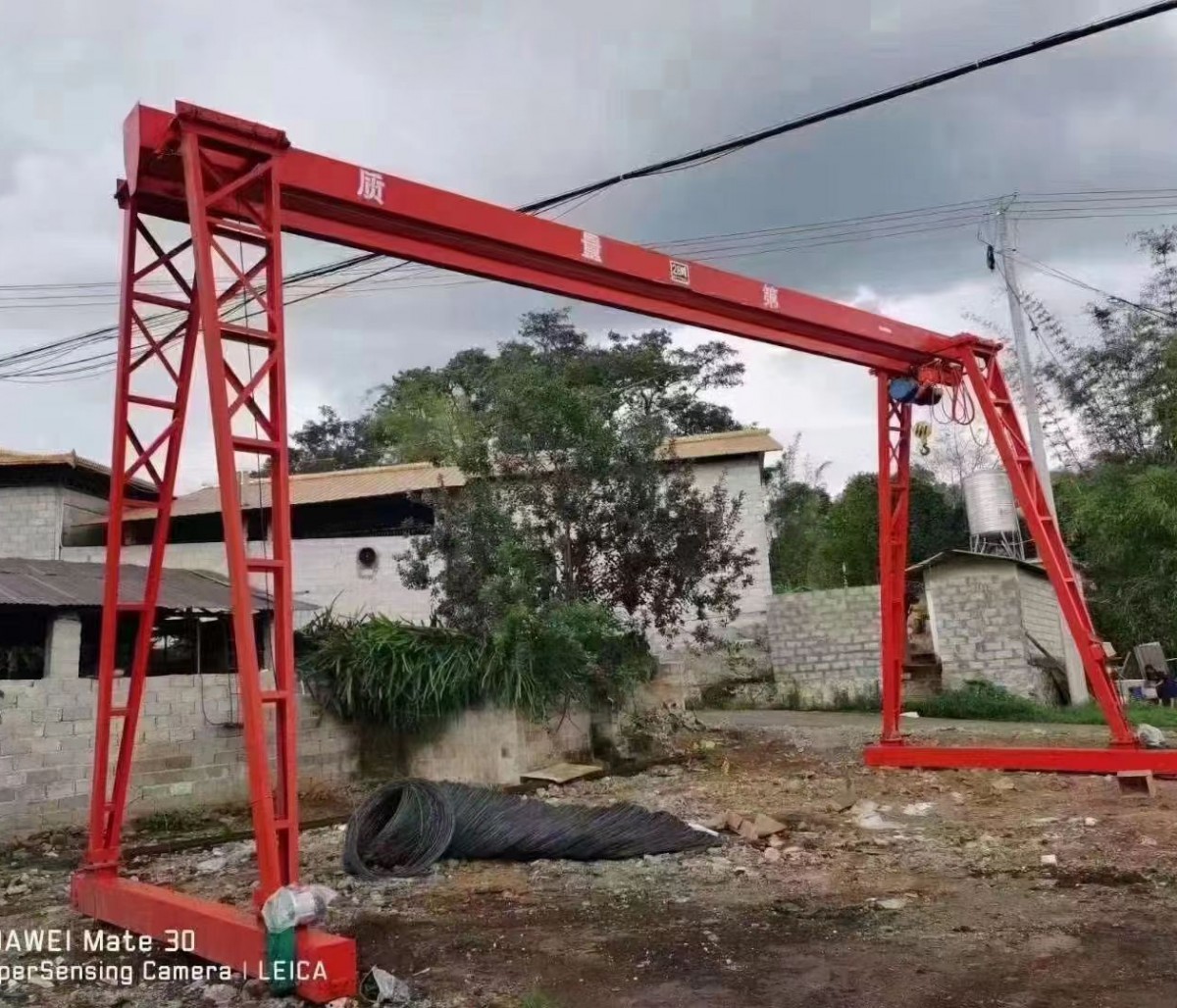 1-10吨龙门吊 结构牢固 小型门式起重机