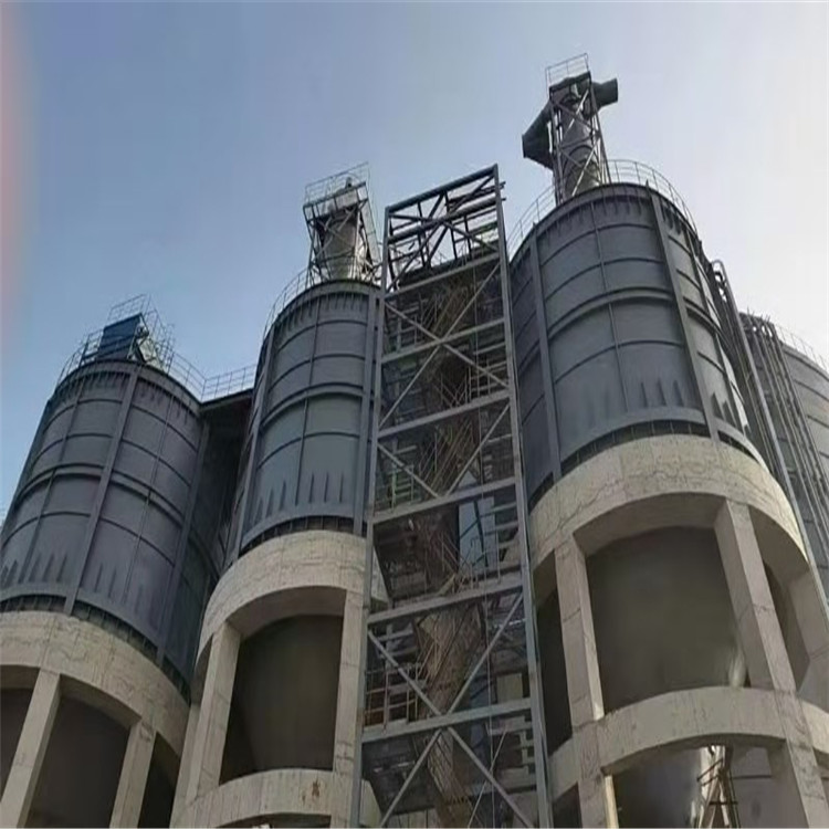 现货砂石骨料库 钢板仓 大型钢板库 气化管 充气箱 流化棒