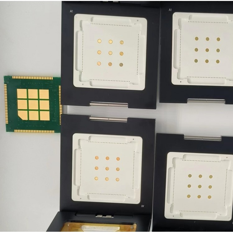 东都定制生产QFN12测试座 邮票孔模块测试
