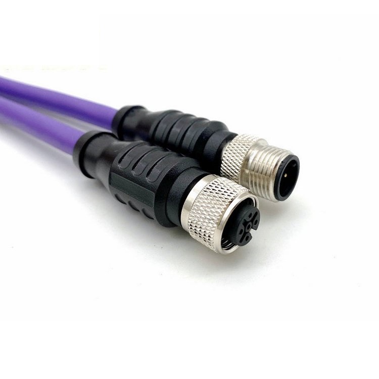 科迎法电气M12传感器连接器，M12圆形接插件，电缆组件