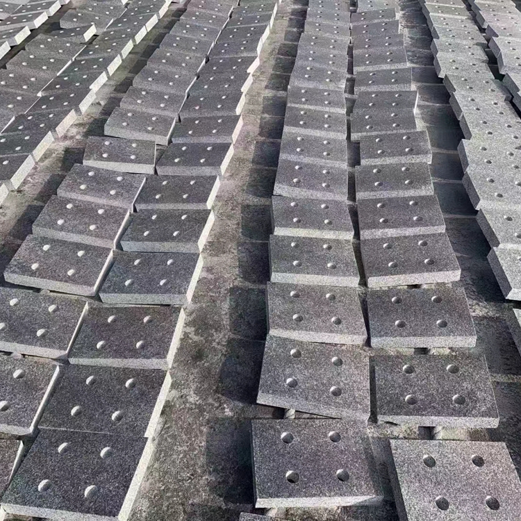 花岗岩水沟盖板 市政工程材料芝麻白芝麻黑芝麻灰水篦子麻石板