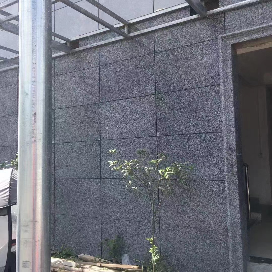 三明珍珠蓝 蓝宝石 蓝眼睛 石银灰花岗岩 光面荔枝火烧面石材