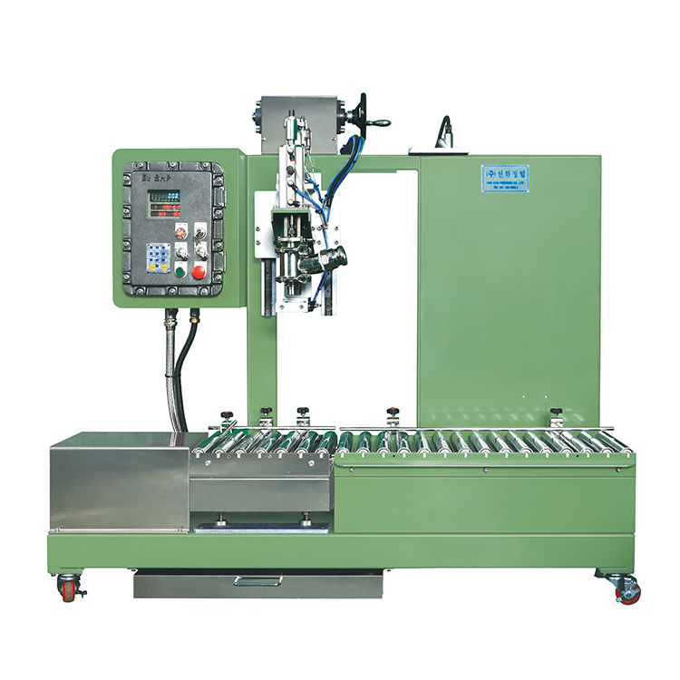 18L Explosion proof Semi automatic Filling Machine Filter Weighing Cap Filling Machine Fully Explosion proof Filling Machine