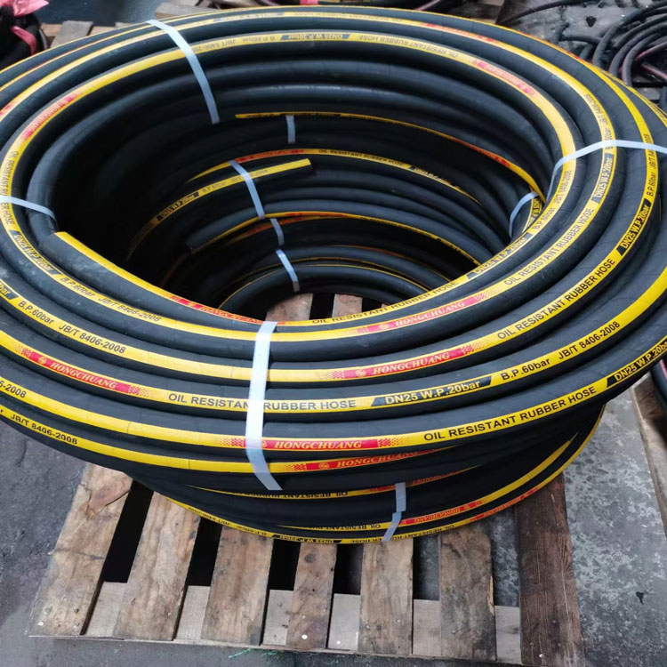 Hongchuang Processing Customized Cotton Thread Clamp Rubber Hose Water Cooled Cable Asbestos Rubber Tube