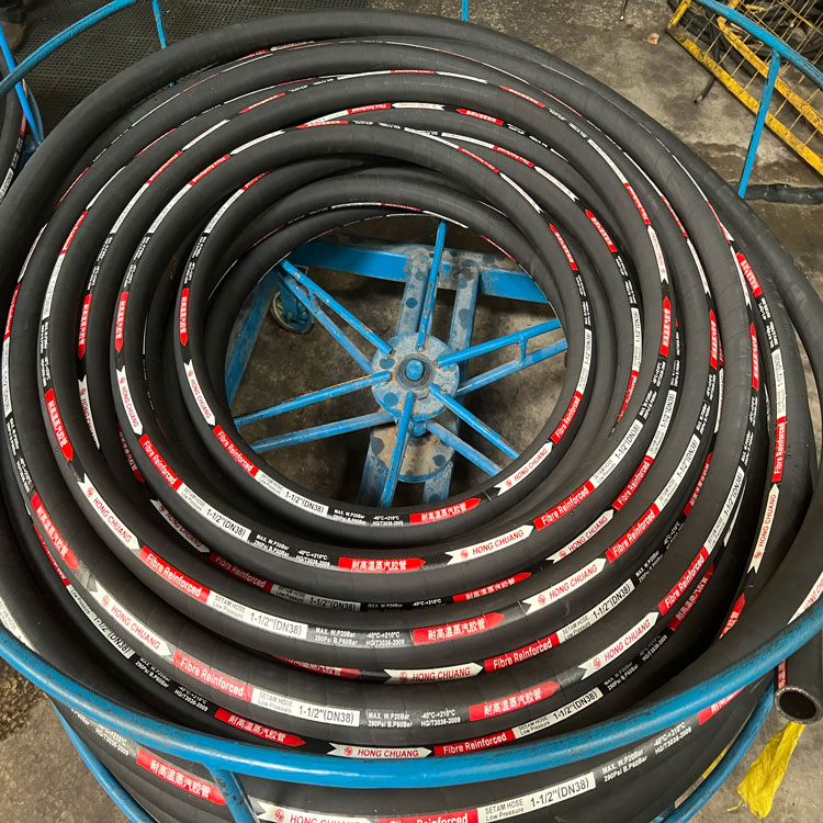 Hongchuang provides spot supply of heat-resistant steam hoses, heat-resistant steam hoses, clamped steam hoses