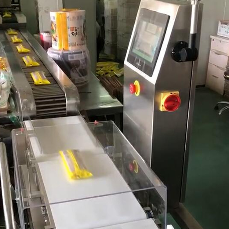 袋装面条在线称重应用案例