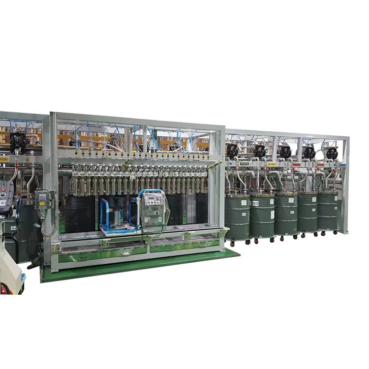 Manufacturer supplied automatic filling machine, flexible manufacturing additive distribution station, small material batching station