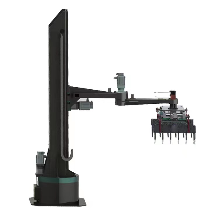 Automatic palletizing machine, swing arm type cardboard box palletizing machine, packaging line, low position bagged single column fully automatic palletizing machine