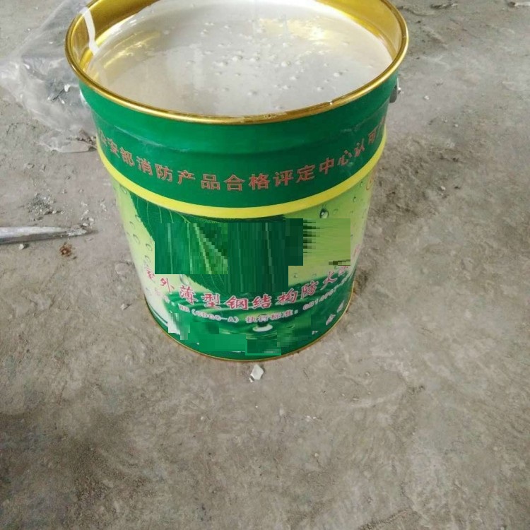 Outdoor thin steel structure fireproof coating