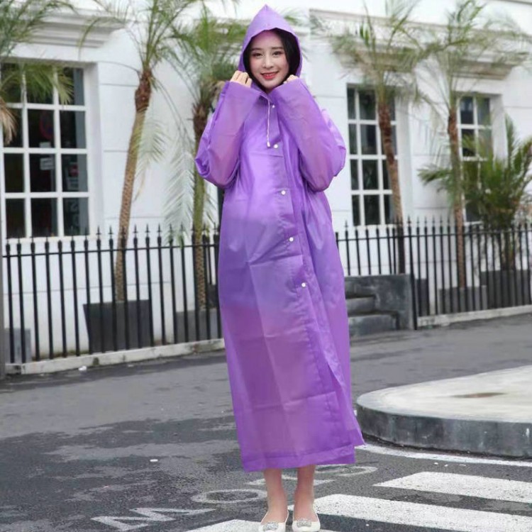 EVA旅游雨衣 非一次性连体雨衣雨披 户外成人雨衣工厂雨衣