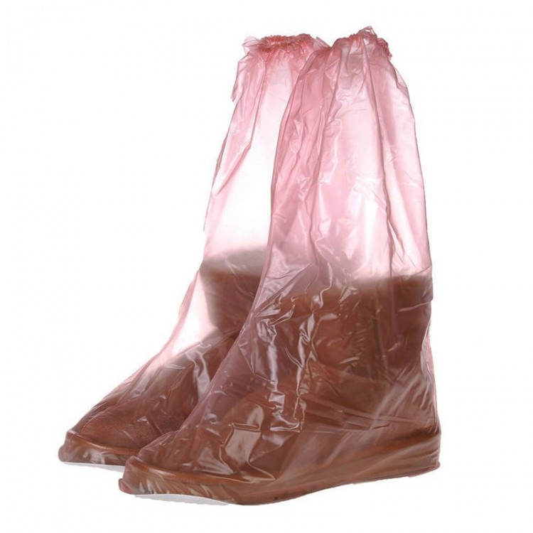 厂家批发 一次性塑料EVA鞋套12丝 时尚成人雨鞋套