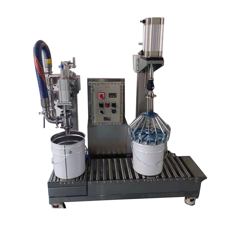 The manufacturer supplies a fully automatic 18L flower orchid cap can filling and capping machine, as well as an automatic lid sorting and capping machine