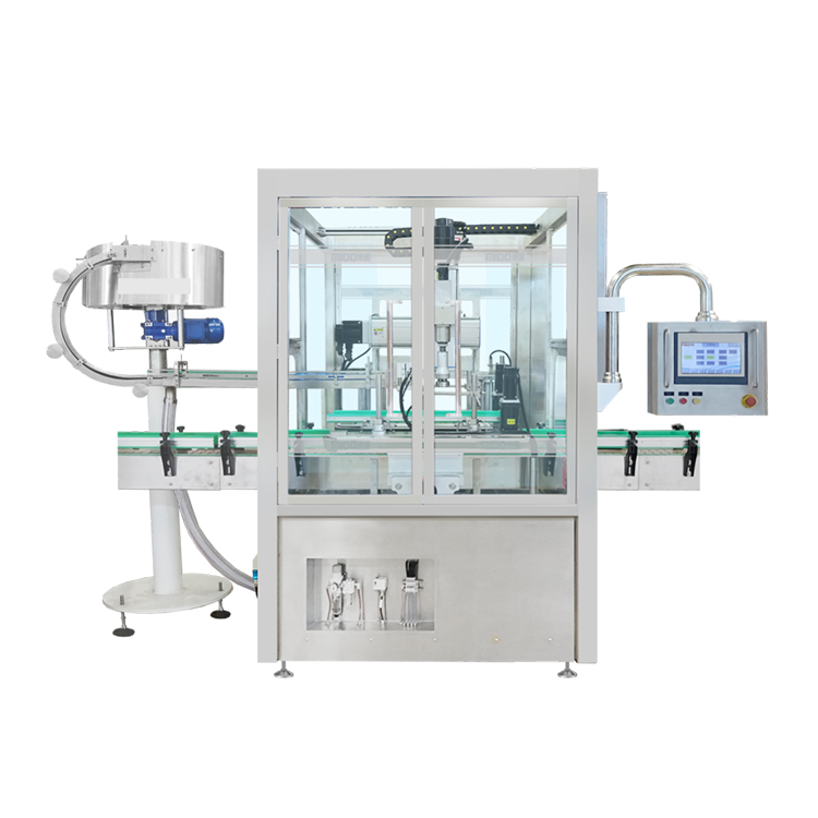 Mobile tracking capping machine washing liquid bath gel high-speed capping machine automatic gel capping machine