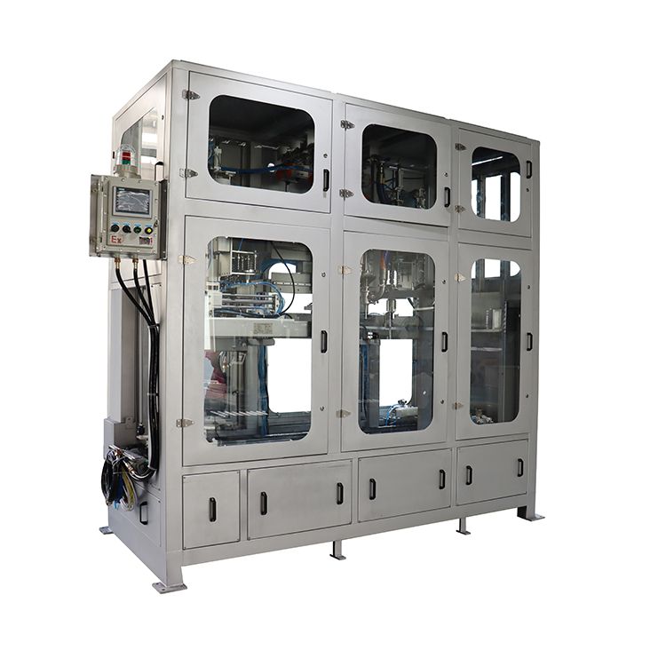 The manufacturer supplies a 200L three station open top canning screw cap integrated machine, an automatic filling machine, and a fully automatic screw cap filling production line