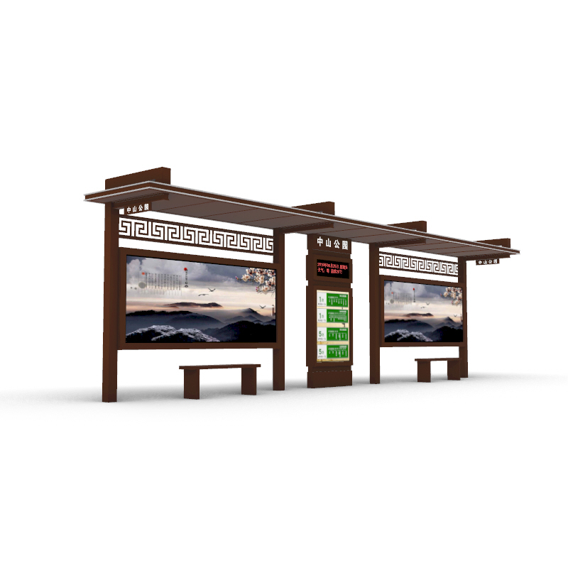 供应公交候车亭新款公交候车亭创意公交候车亭 智能公交候车亭