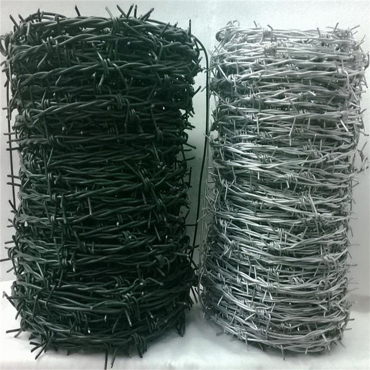 河北镀锌刺绳厂家供应广州公路钢丝网公路有刺铁丝网