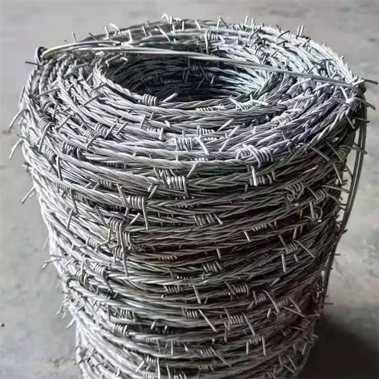 河北镀锌刺绳厂家供应廊坊公路钢丝网公路有刺铁丝网
