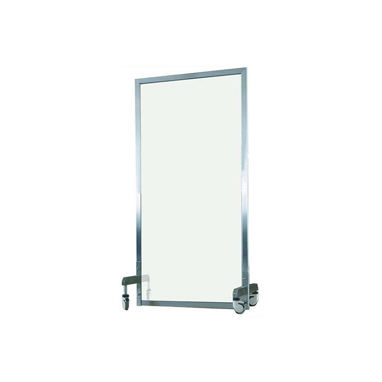 单帘全透明可移动铅屏风