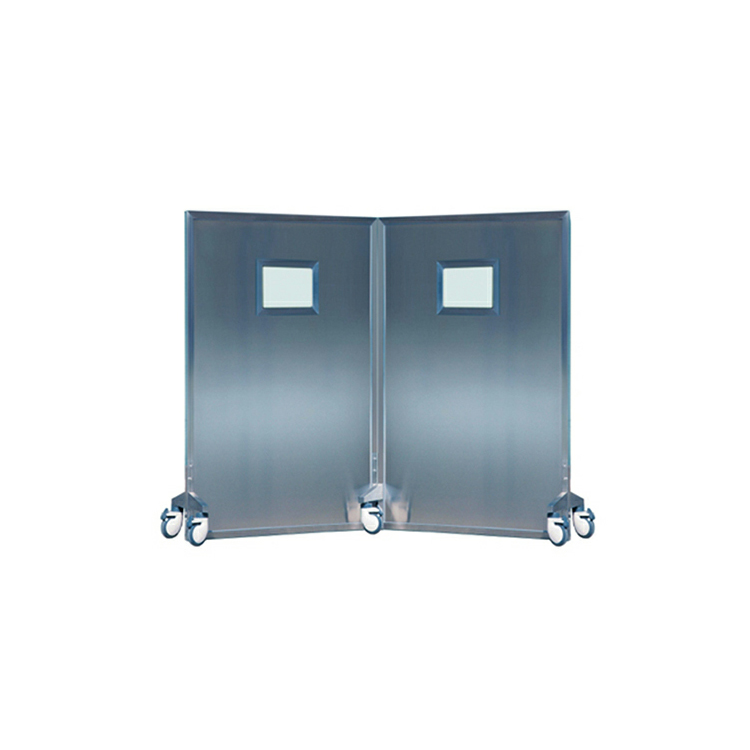 双帘落地铅屏风