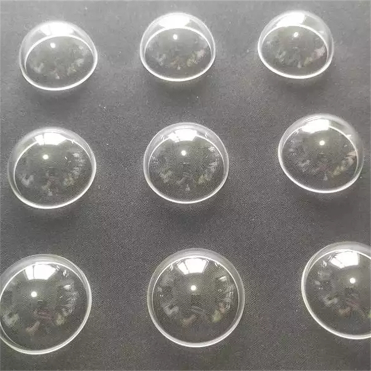 宏升光电 直径36mm玻璃球罩 半球透镜 光学玻璃透镜生产