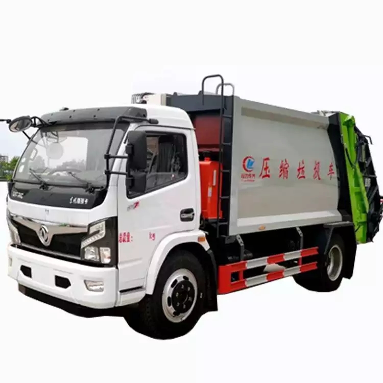 9方东风压缩垃圾车 多利卡垃圾清运车 小区物业分类环卫压缩车
