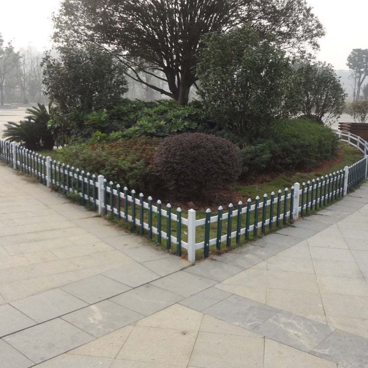 塑钢草坪护栏花园围栏栅栏 户外花池绿化带栏杆